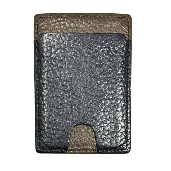 🟤⬛️ BURBERRY CARDHOLDER ⬛️🟤Beautiful Black/Saddle Brown - Picture 4 of 8